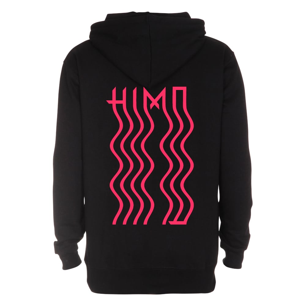 Panimo Himo Huppari, punainen printti selästä