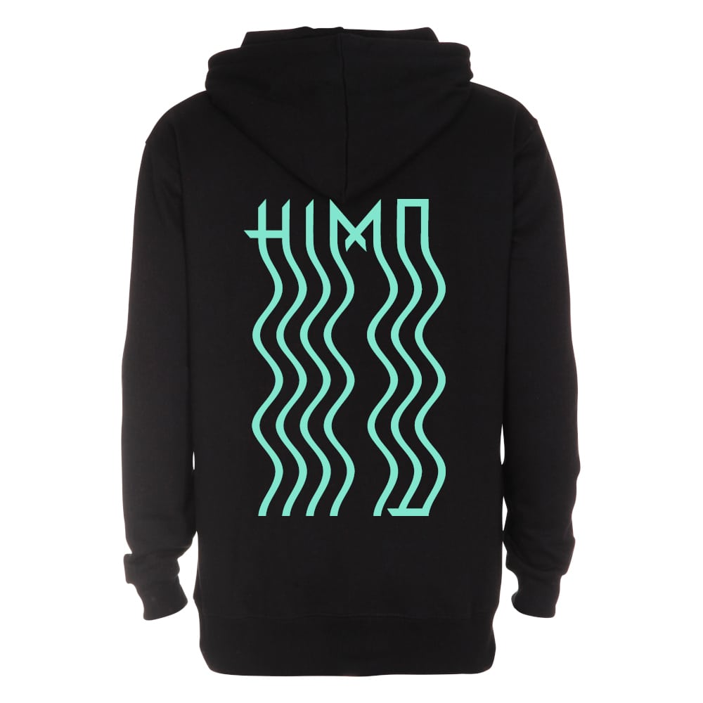 Panimo Himo huppari, turkoosi printti selästä