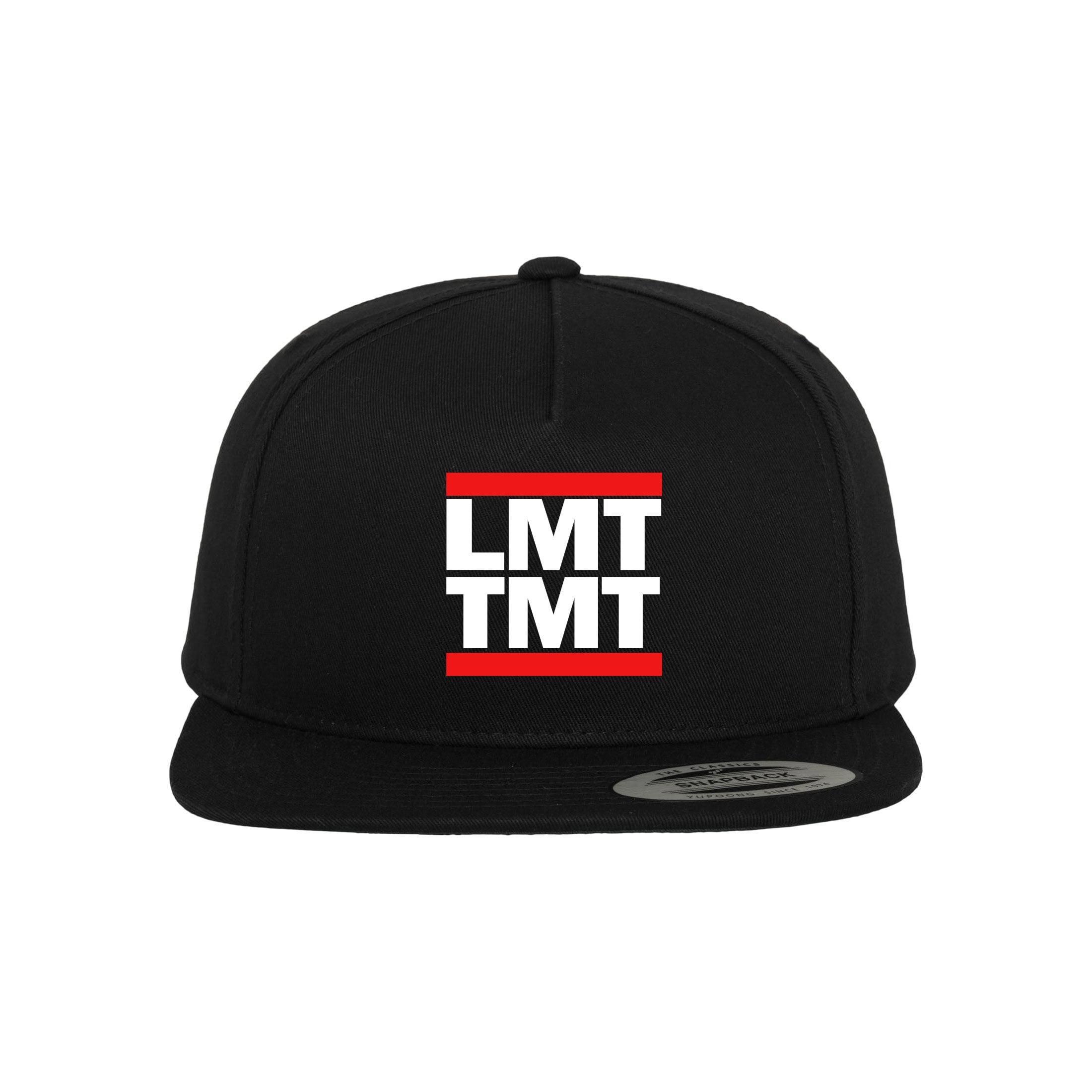 Lyömättömät - LMT TMT Snapback, musta, brodeerattu