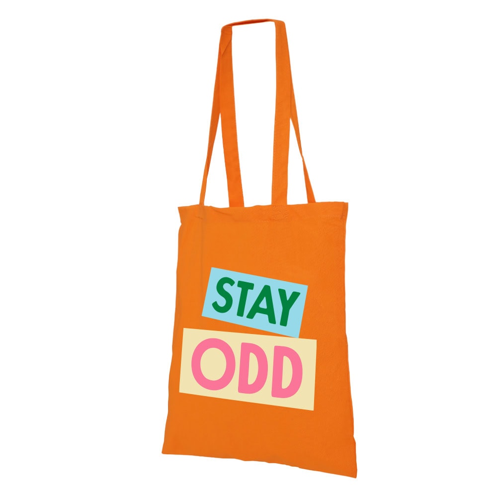 Oddlygood STAY ODD kangaskassi, oranssi