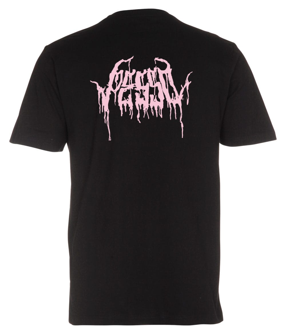 Pesso - T-Paita - Pink Metal - Musta