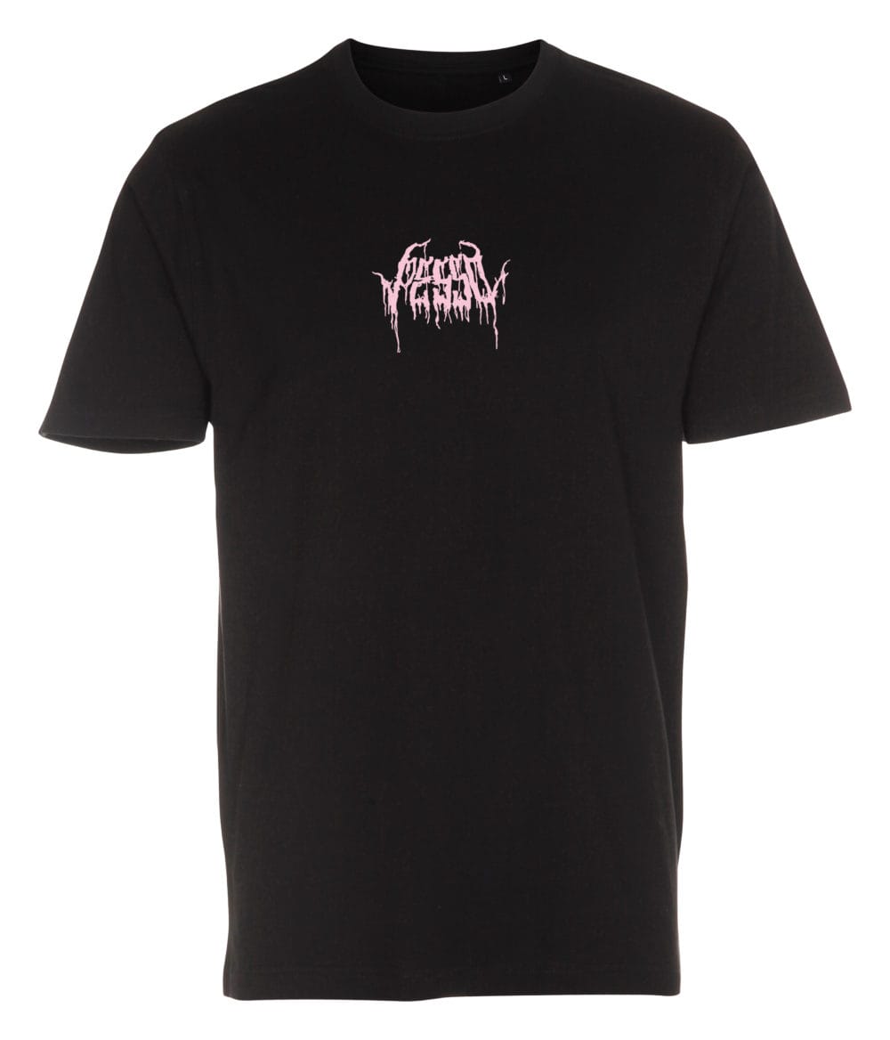 Pesso - T-Paita - Pink Metal - Musta