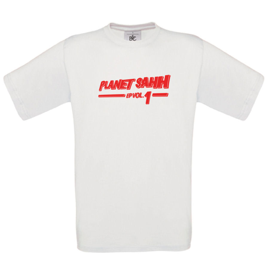 Keko Salata - T-Paita - Planet SAHH - Valkoinen