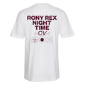 Rony Rex - T-Paita - Night Time CV - Valkoinen