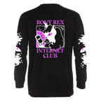 Rony Rex - Longsleeve - Internet Club - Musta