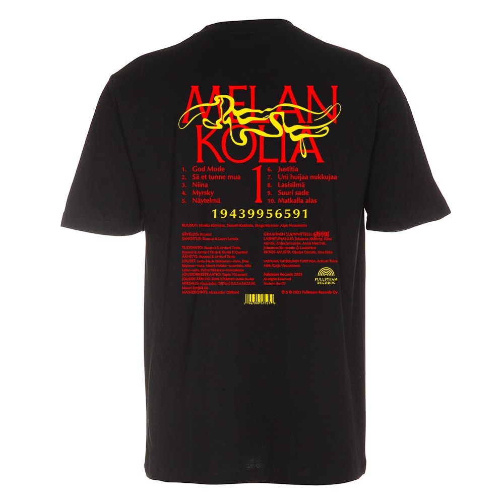 Ruusut - T-Paita - Melankolia 1 - Musta