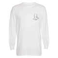 Valkoinen Spamned Paavo Pupu Longsleeve