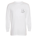 Valkoinen Spamned Paavo Pupu Longsleeve