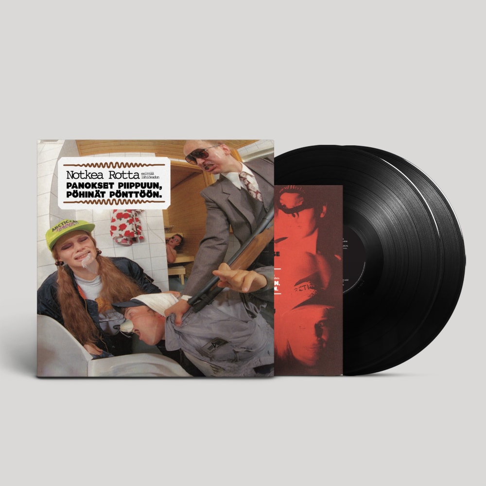 Notkea Rotta - LP - Panokset Piippuun, Pöhinät Pönttöön