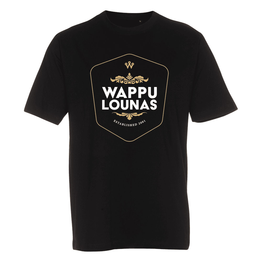 Wappulounas - T-Paita - Musta